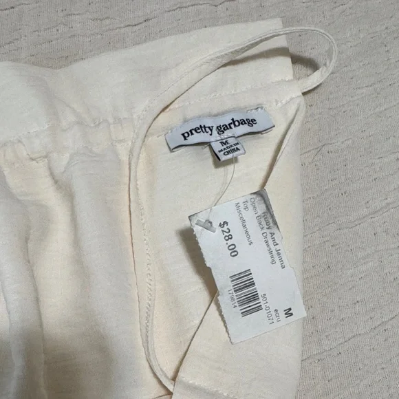 Open Back Drawstring Top - Picture 4 of 4